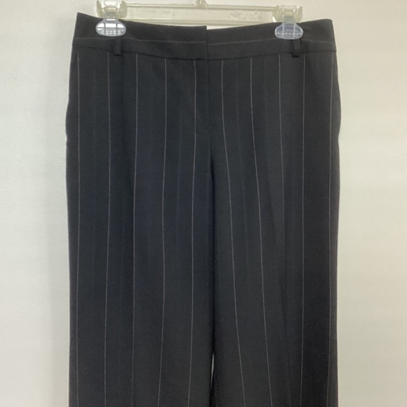 LOFT Pinstripe "Laura" Wide Leg Pants - 6P - Picture 2 of 6